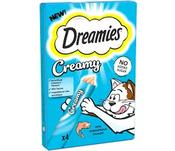 DREAMIES CREAMY CAT TREATS SALMON 4PK image