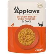 APPLAWS POUCH CHICK&amp;PUMPKIN 70G CAT image