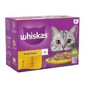 WHISKAS POULTRY FEASTS 1+ CAT POUCHES image