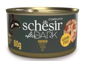 SCHESIR after dark  Chicken in broth 80g in can cat food image