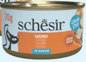 SCHESIR sardines in sauce cat food image