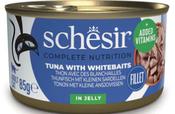 SCHESIR cat food Tuna with whitebaits in jelly image