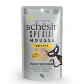 SCHESIR CAT FOOD Exigent chicken With Duck Liver in mousse 70g in pouch image