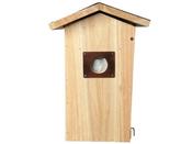 PINE BIRD HOUSE WITH SOLAR CAMERA image