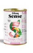 Dibaq Sense Rabbit and Turkey WET DOG FOOD image