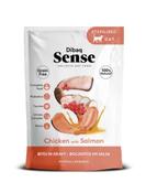 Dibaq Sense Bites Chicken with Salmon WET CAT FOOD POUCH image