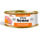 Dibaq Sense Cat Sterilised Turkey with Pumpkin WET CAT FOOD TIN image