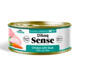 Dibaq Sense Cat Chicken and Duck with Carrots WET CAT FOOD TIN image