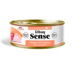 Dibaq Sense Cat Chicken and Salmon with Apple WET CAT FOOD TIN image