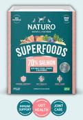 Naturo Adult Dog Salmon Superfoods - Grain Free Dog Food | 395g image