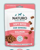 Naturo Senior Dog Salmon Soft Bite Grain Free Treats image