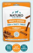 Naturo Adult Dog Turkey &amp; Cranberry Meaty Sticks image