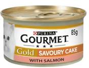 PURINA GOURMET® Gold Savoury Cake Salmon Wet Cat Food image