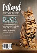 PETLAND DUCK &amp; SARDINES DRY CAT FOOD image