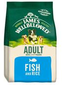 JAMES WELLBELOVED Adult Fish &amp; Rice Dry Dog Food 12KG image