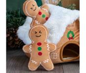 ANCOL Gingerbread Snuffle House Christmas Dog Toy image