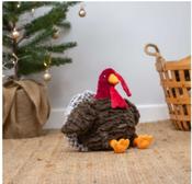 ANCOL TINA TURKEY CHRISTMAS DOG TOY image