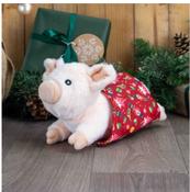 ANCOL Paloma Pig in Blanket Christmas Dog Toy image