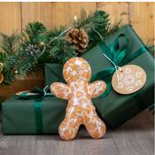 ANCOL Squeaky Gingerbread Christmas Dog Toy image