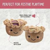 CUPID &amp; COMET ROBBY &amp; PINGU PIE DUO CHRISTMAS CAT TOYS 19CM