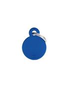 Pet ID Name Tag Blue Circle - Small image