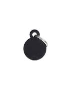 Pet ID Name Tag Black Circle - Small image