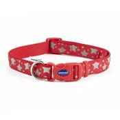 Reflective Stars Dog Collar -Red image