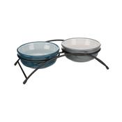 Trixie Double Ceramic Dog Bowl on Stand