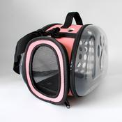 Transparent Pet Carrier - Pink
