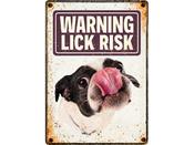Dog Sign - Lick Risk