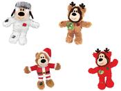 Kong Christmas Wild Knot Bear Dog Toy - S-M