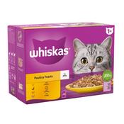 WHISKAS Cat Pouches - Poultry in Jelly - 12 Pk image