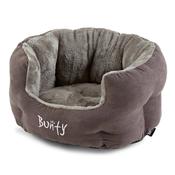 Bunty Polar Cosy Dog Bed - Grey