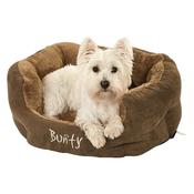 Bunty Polar Cosy Brown Dog Bed