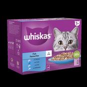 Whiskas Wet Cat Food - Fish Favourites in jelly 12pk image