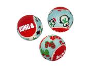 Kong Christmas Tennis Balls - Small 6pk image