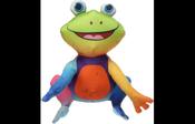 Flamingo Flora Frog Dog Toy