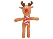 Good Boy Festive Woolie Reindeer Dog Toy image