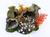Classic Jars &amp;amp; Plants Aquarium Ornament, 180mm Aerating image