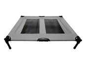 Pawise Pet Cot Raised Comfort Bed Grey 91 x 76cm image