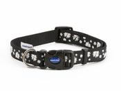 Ancol Black Daisy Adjustable Collar (2 Sizes) - 30-50cm image