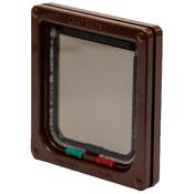 Closer Pets Cat Mate 4-Way Locking Cat Flap (2 Colours) - Brown image