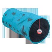 Ancol Cat Play Tunnel Blue Collapsible 50cm image