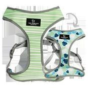 Ancol Soho Reversible Dog Harness - Green Stripe/Leaf - m image