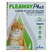Chanelle Fleaway Plus Spot-On For Cats &amp; Ferrets - 1 Month image