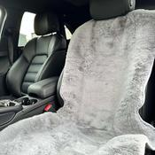 Pet Rebellion Comfy Single Seat Cover - Grey Faux Fur - 57 X 140cm