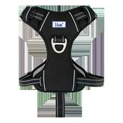 Ancol Viva Travel Harness with Seat Belt Strap - Black - 60-85cm-large image