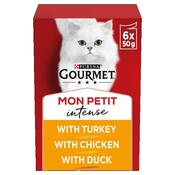 Purina Gourmet Mon Petit Intense - Turkey, Chicken, &amp; Duck - 6 x 50g image