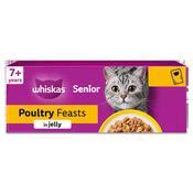 Whiskas 7+ Senior Poultry Feasts In Jelly 12 X 85g image