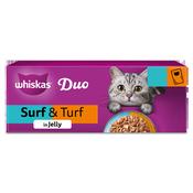 Whiskas 1+ Duo Surf &amp; Turf In Jelly 12 x 85g image